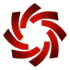 LucentDesk logo – red spiral symbol for tattoo booking app