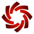LucentDesk logo – red spiral symbol for tattoo booking app