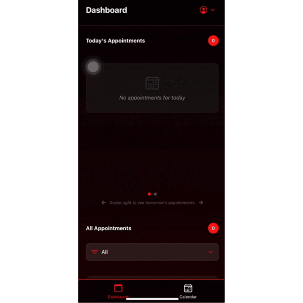 LucentDesk Dashboard for Tattoo Appointments