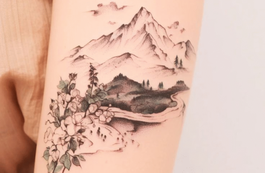 Nature Inspired Tattoo Ideas: From Mountains to Moon Phases