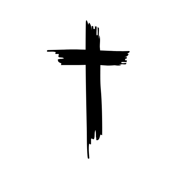 Delicate cross minimalist tattoo idea