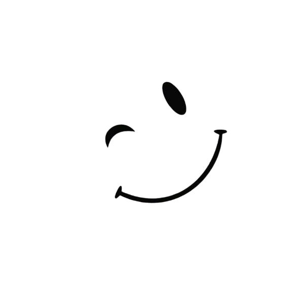 Minimal smiley minimalist tattoo idea