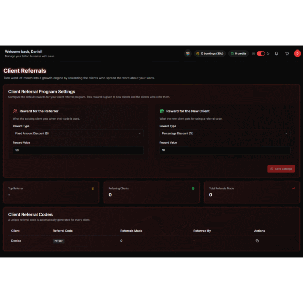 Tattoo Referral Program: 5 Powerful Benefits of Using LucentDesk