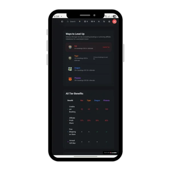 Tattoo Affiliate Program by LucentDesk