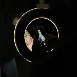 AI assistants for tattoo artists helping capture tattoo photos with professional lighting