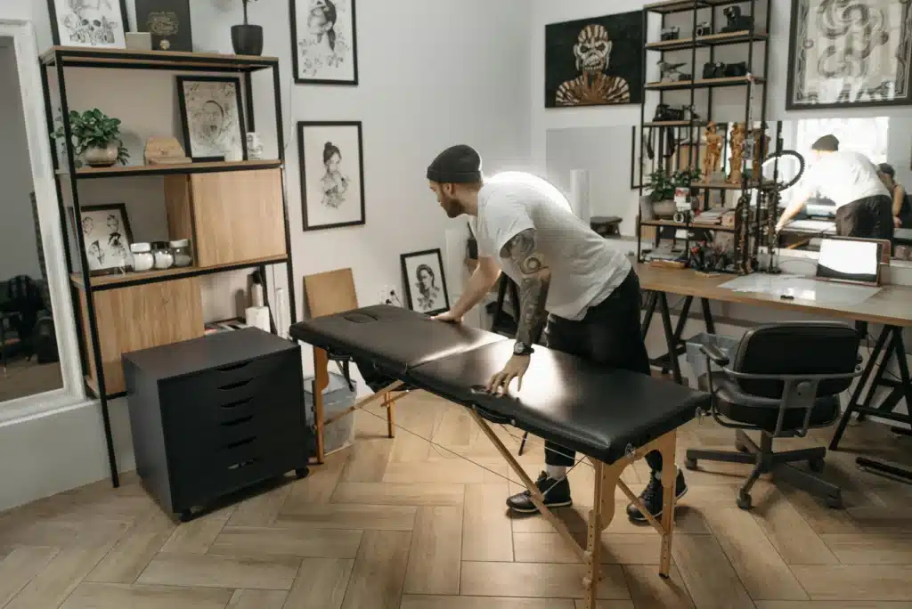 AI assistants for tattoo artists supporting studio organization and daily setup